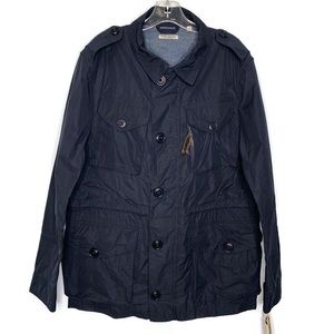 OOBE Brand Men’s Trade St. Field Jacket In Navy Blue $328 NWT!